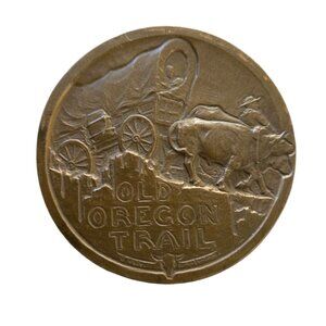 1865-1965 Old Oregon Trail 100 Years R.M. Wade & Co. Centennial Bronze Medallion